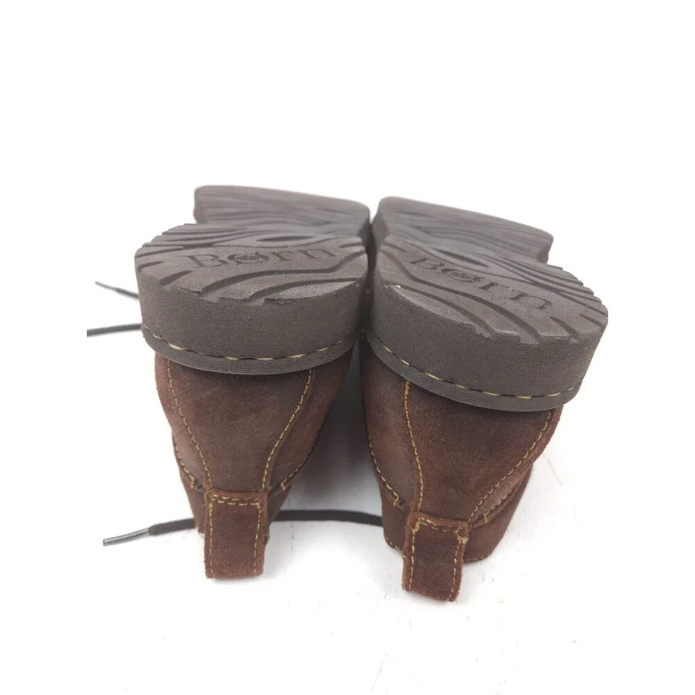 MEN'S Sz 9.5 Born Genuine Suede McNeil Collection Lace-Up Chukka Dark Brown